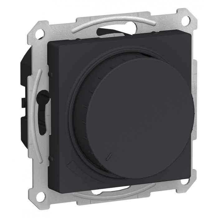 SE AtlasDesign Карбон Светорегулятор (диммер) поворотно-нажимной, 315Вт, мех.