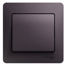 SE Glossa Сиреневый туман Выключатель 1-клавишный сх.1, 10AX (в сборе)