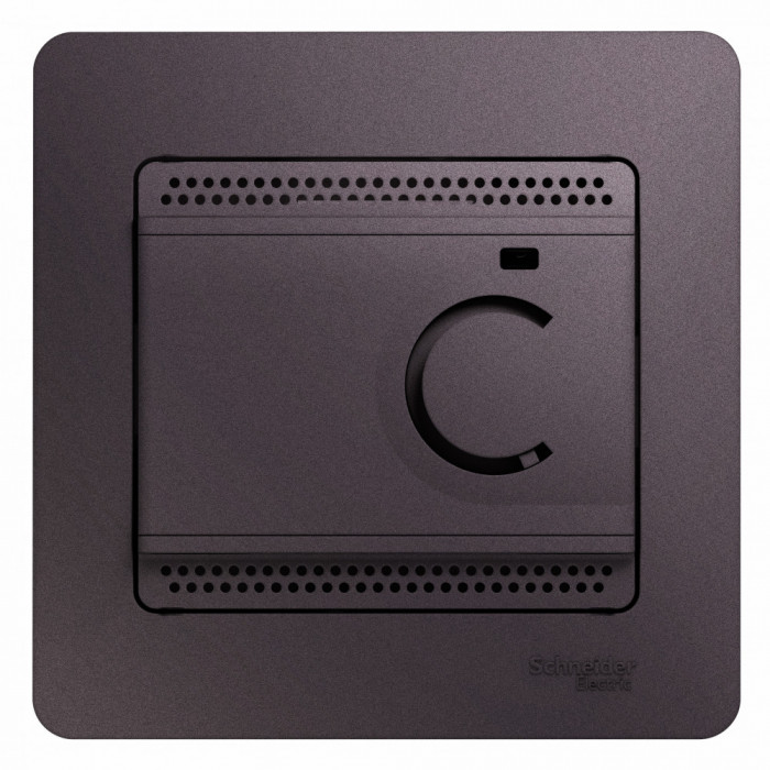 SE Glossa Сиреневый туман Термостат электронный теплого пола с датч, от +5 до +50°C, 10A (в сборе)
