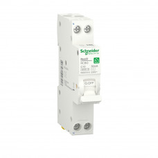SE RESI9 Автоматический выключатель дифференциального тока (ДИФ) 1P+N С 10А 6000A 30мА 18mm тип AC