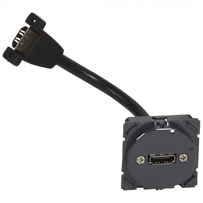 Legrand Celiane Мех Розетка HDMI с кабелем