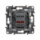 Legrand Etika Белый Переключатель промежуточный 1-клавишный, винтовые клеммы, 10AX, 250 В