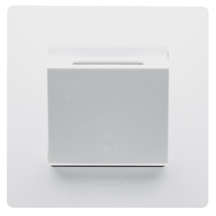 Legrand Etika Белый Выключатель карточный с выдержкой времени, с подсветкой