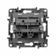 Legrand Etika Алюминий Выключатель 2-клавишный, автоматические клеммы, 10 AX, 250 В