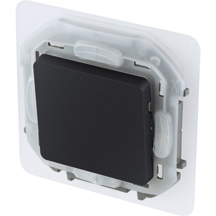 Legrand INSPIRIA Антрацит Переключатель IP44 10 AX - 250 В