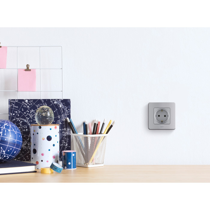 Legrand INSPIRIA Алюминий Рамка - 1 пост