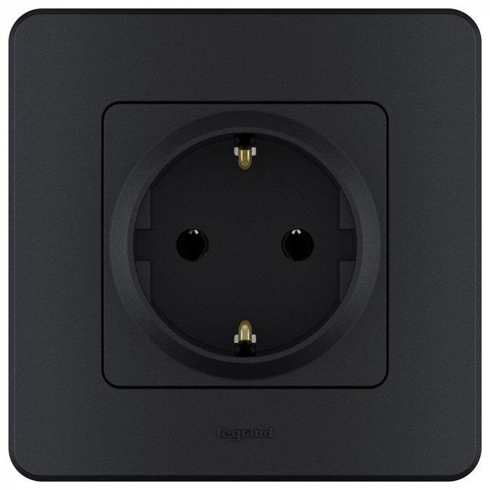 Legrand INSPIRIA Антрацит Рамка - 1 пост