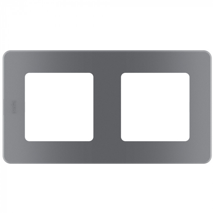 Legrand INSPIRIA Дымчатый Рамка - 2 поста