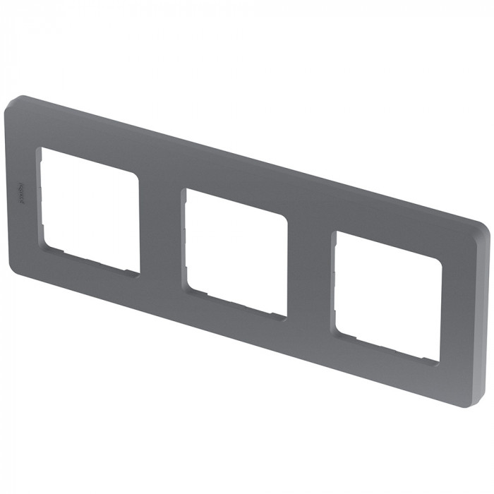 Legrand INSPIRIA Дымчатый Рамка - 3 поста
