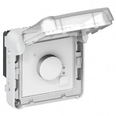 Legrand Plexo Серый/Белый Мех Электронный комнатный термостат