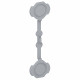 Legrand Plexo Серый Комплект из 4 колпачков(на винты)