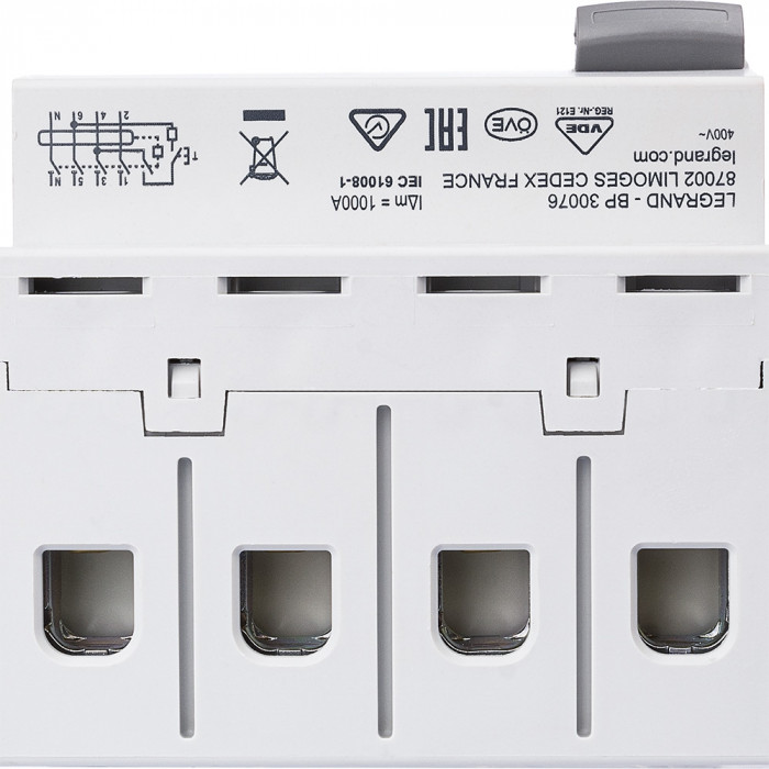 Legrand RX3 УЗО 4P 100мА 63А (AC)