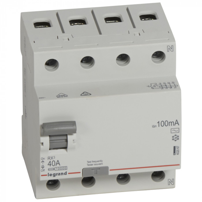 Legrand RX3 УЗО 4P 100мА 63А (AC)