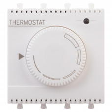 DKC Avanti Белое облако Термостат для теплых полов 2 модуля