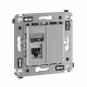 DKC Avanti Закаленная сталь Компьютерная розетка RJ-45 одинарная  категория  5e экранированная