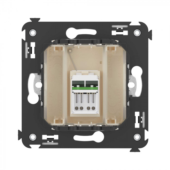 DKC Avanti Ванильная дымка Компьютерная розетка RJ-45 один  категория  6А