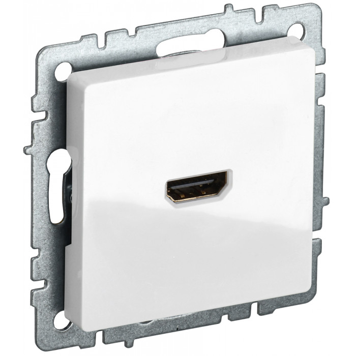 IEK BRITE Розетка HDMI РHDMI-0-БрБ белый
