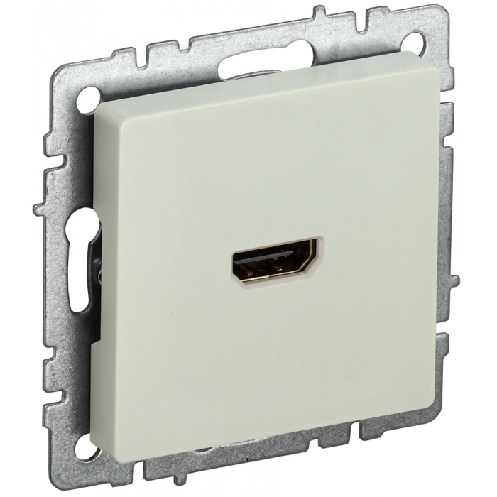 IEK BRITE Розетка HDMI РHDMI-0-БрКр бежевый