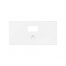 Simon 100 Белый матовый  Накладка зарядного устройства USB SmartCharge