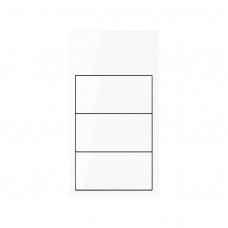 Simon 100 Белый глянец Кит 2 поста, фронт. 1 рамка вертикальная + 3 клавиши выключателей