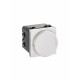 ABB Zenit Белый Механизм электронного поворотного светорегулятора для регулируемых LEDi ламп, 2-100 Вт, 2-модульный
