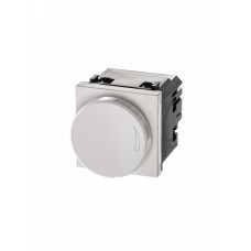 ABB Zenit Белый Механизм электронного поворотного светорегулятора для регулируемых LEDi ламп, 2-100 Вт, 2-модульный