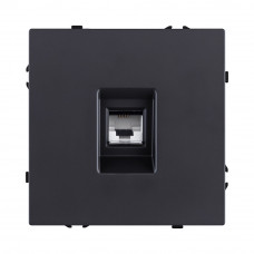 Розетка телефонная RJ11, черный матовый Kollinger Eclipse EC-019BK