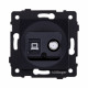 Розетка двойная спутниковая SAT + RJ45 Cat.6, черный Kollinger REA-014BK для Aspekt, Eleganz, Reflex