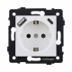Розетка штепсельная SCHUKO 16A/250 В с USB A+C 20W, белый матовый Kollinger REA-004WM для Aspekt, Eleganz, Reflex