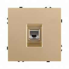 Розетка Ethernet RJ45 Cat.6, золотой Kollinger Eclipse EC-017GD