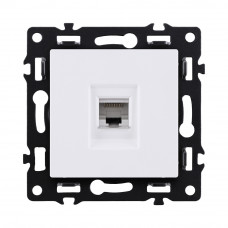 Розетка Ethernet RJ45 Cat.6, белый Kollinger Asthetik AS-017WH