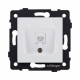 Розетка телефонная RJ11, белый матовый Kollinger REA-009WM для Aspekt, Eleganz, Reflex