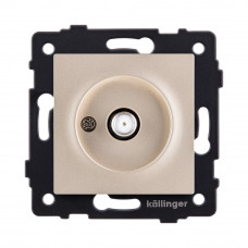 Розетка спутниковая SAT, золотой Kollinger REA-020GD для Aspekt, Eleganz, Reflex