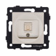Розетка Ethernet RJ45 Cat.5, золотой Kollinger REA-016GD для Aspekt, Eleganz, Reflex