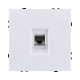 Розетка Ethernet RJ45 Cat.6, белый глянцевый Kollinger Eclipse EC-017WG