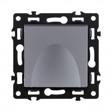 Розетка штепсельная SCHUKO 16A/250 В с крышкой, серый Kollinger Asthetik AS-015GY