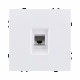 Розетка Ethernet RJ45 Cat.6, белый матовый Kollinger Eclipse EC-017WH