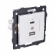 Розетка USB A+C 20W, белый Kollinger REA-037WH для Aspekt, Eleganz, Reflex