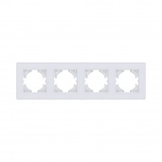 Рамка 4-постовая, белый Kollinger Eleganz Acryl EA4WH