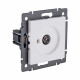 Розетка TV (папа), белый матовый Kollinger REA-007WM для Aspekt, Eleganz, Reflex
