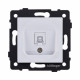 Розетка Ethernet RJ45 Cat.5, белый Kollinger REA-016WH для Aspekt, Eleganz, Reflex