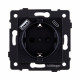Розетка штепсельная SCHUKO 16A/250 В с USB A+C 20W, черный Kollinger REA-004BK для Aspekt, Eleganz, Reflex