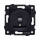 Розетка телефонная RJ11, черный Kollinger REA-009BK для Aspekt, Eleganz, Reflex
