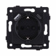 Розетка штепсельная SCHUKO 16A/250 В с USB A+C 20W, черный матовый Kollinger REA-004BM для Aspekt, Eleganz, Reflex
