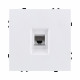 Розетка телефонная RJ11, белый матовый Kollinger Eclipse EC-019WH
