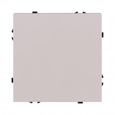 Выключатель 1-клавишный проходной 10А/250В, кашемир матовый Kollinger Eclipse EC-002CM