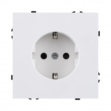 Розетка штепсельная SCHUKO 16A/250 В, белый матовый Kollinger Eclipse EC-014WH