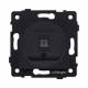 Розетка Ethernet RJ45 Cat.6, черный матовый Kollinger REA-018BM для Aspekt, Eleganz, Reflex