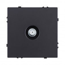 Розетка TV, черный матовый Kollinger Eclipse EC-020BK