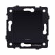 Выключатель 1-клавишный проходной 10А/250В с LED подсветкой, черный Kollinger REA-S-004BK для Aspekt, Eleganz, Reflex